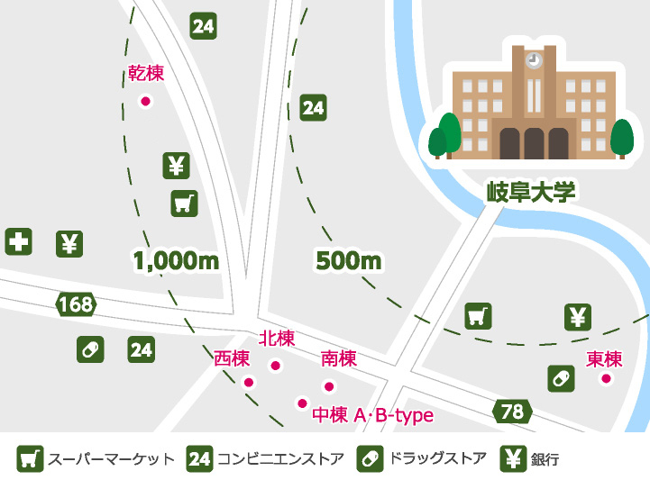 周辺マップ スマホ